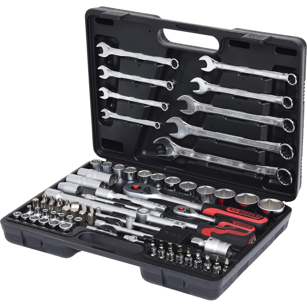 KS TOOLS 1/4" +1/2" Socket set 82 pcs 911.0682 [Parallel import goods]