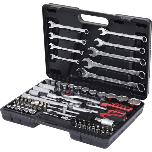KS TOOLS 1/4" +1/2" Socket set 82 pcs 911.0682 [Parallel import goods]