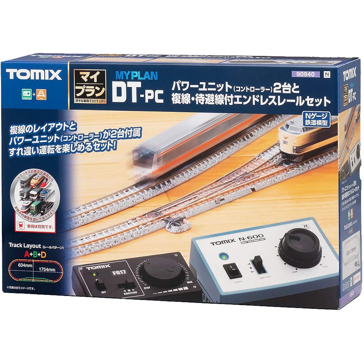 Tomytec TOMIX N Gauge My Plan DT-PC F 90940 Railway Model Rail Set