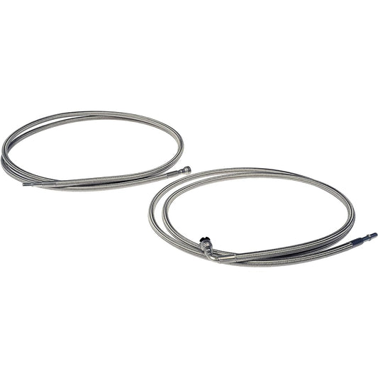 Dorman 819-875 Front Flexible Stainless Steel Braided Fuel Line Compatible with Chevrolet/GMC Models (OE FIX)