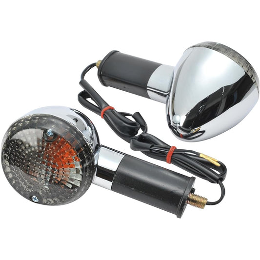 Rear turn signal Kawasaki Zephyr genuine replica smoked single bulb turn signal stay / 46491