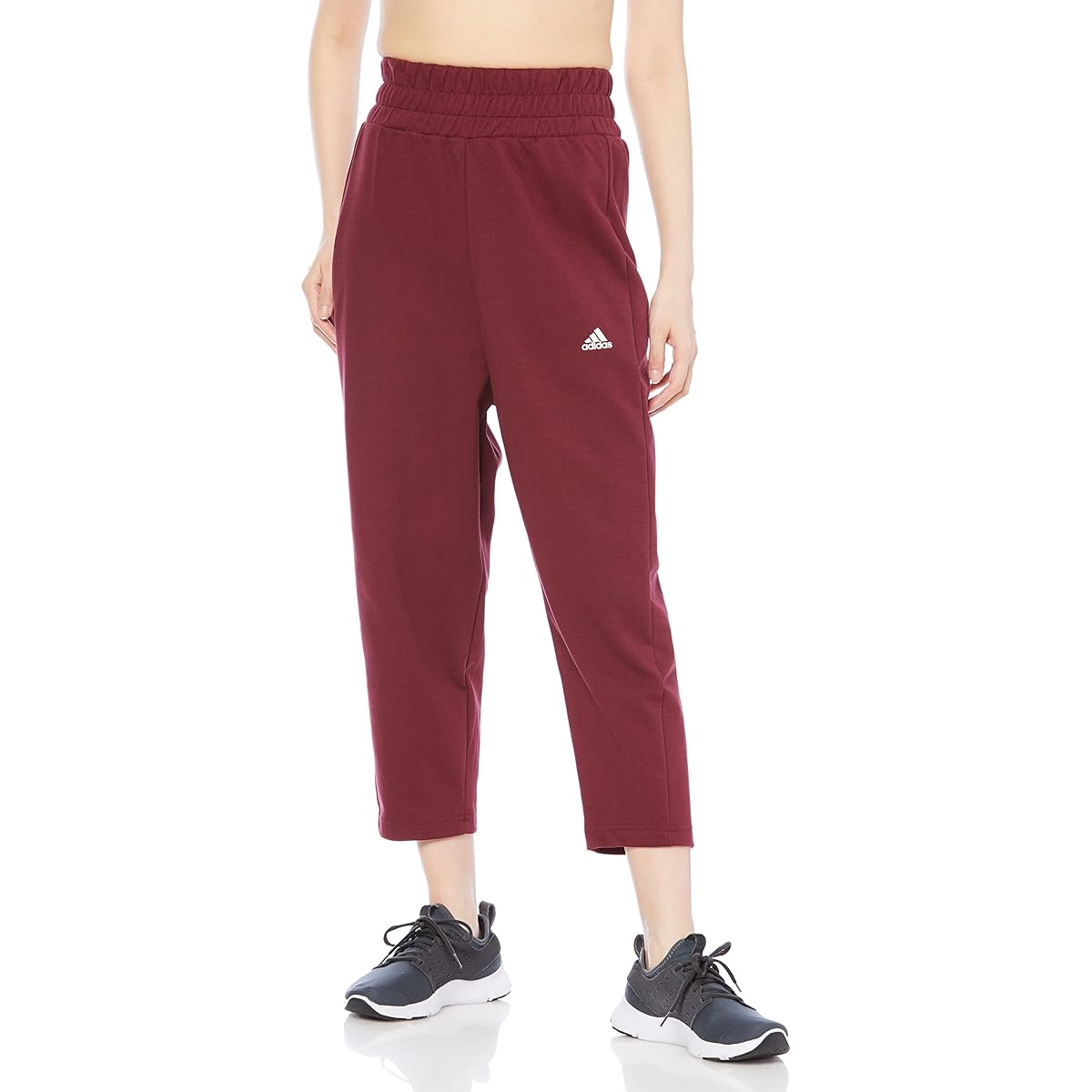 [Adidas] Long Pants Designed to Move Studio 7/8 Sports Pants VU752 Women's