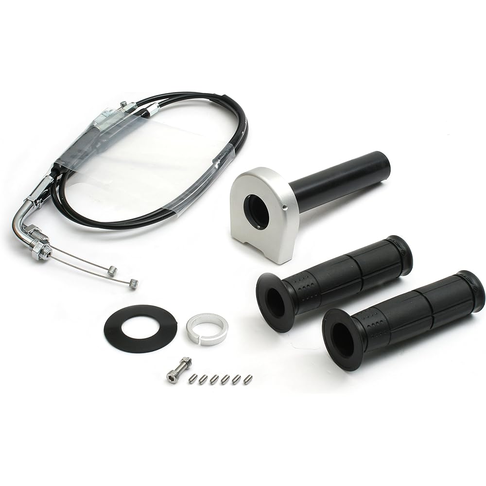 ACTIVE Throttle KIT [Holder: TYPE-2 Silver] Winding φ28 [Plated metal fittings] MT-07 14-16 1069980