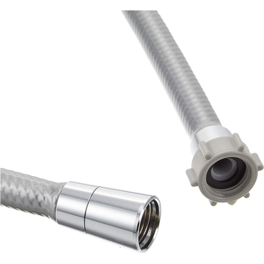 LIXIL INAX Shower Hose Metallic Silver Hose 1.5m A-4215