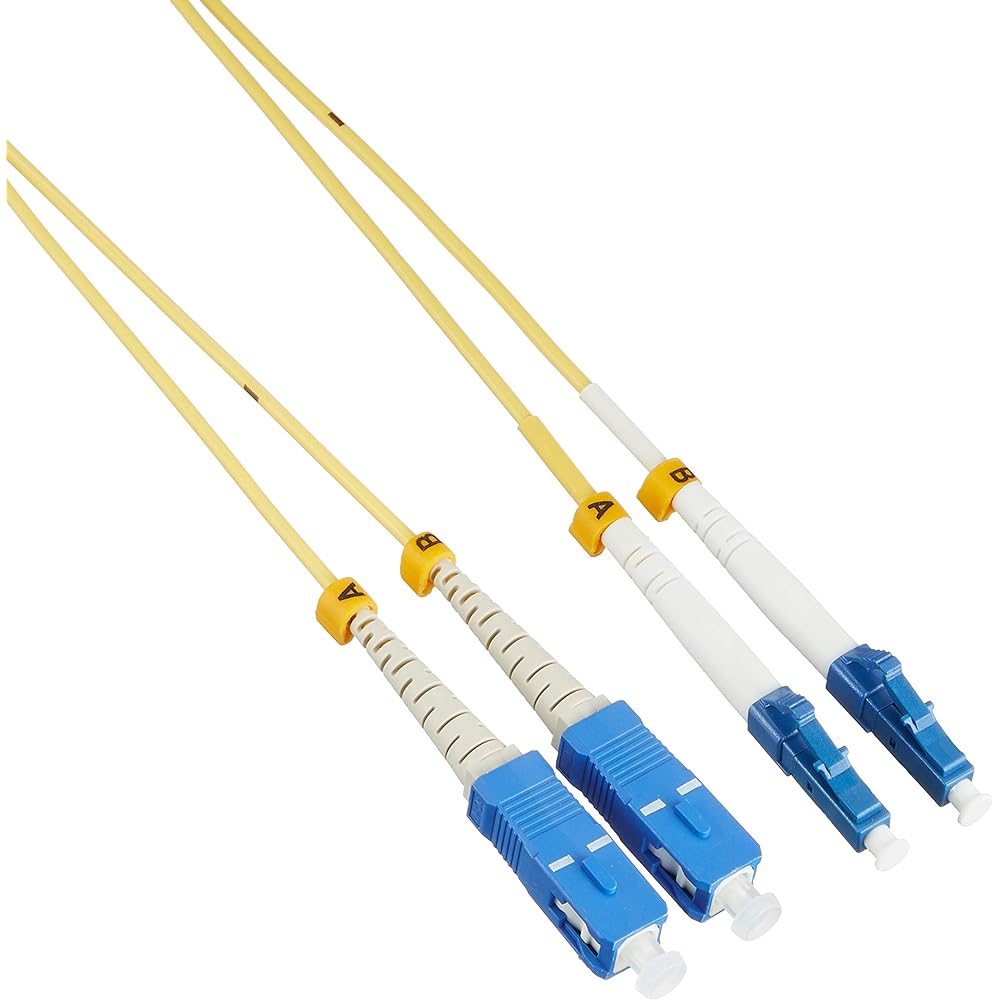 ELECOM Optical Fiber Cable Single Mode LC-SC 5m OC-LCSC1/5