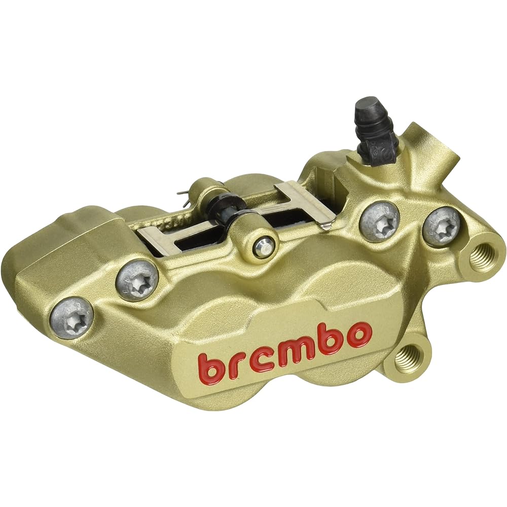 brembo 20.5165.84 Caliper Right 1.6 in (40 mm) Pitch, Gold, Cast