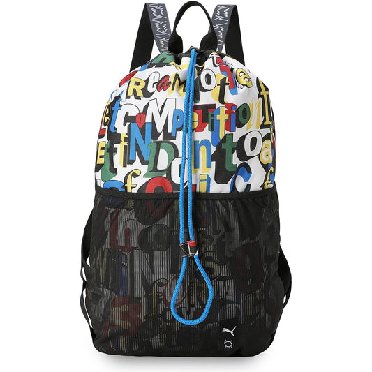 [PUMA] Knapsack Sports Back Sports Bag Basketball Gym Sack 090021 Black/AOP(01)