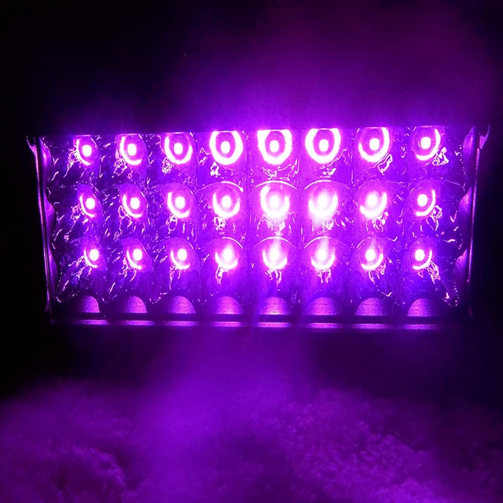 Pink purple LED driving work decoration Neon light bar spot 7 inch 36W off -road pod fog lamp 12V 24V lighting truck car ATV UTV SUV off -road bike tractor 12V 24V