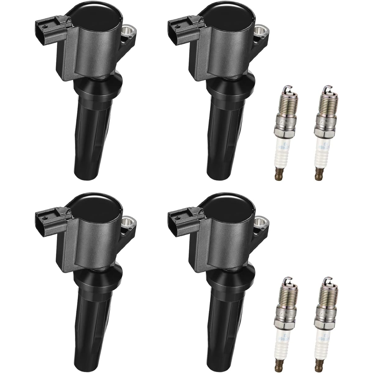 SPEEDTUN FD505 Ignition Coil Pack and Iridium Spark Plug Ford Escape Four Cast Transit Connect, Mazda 3 Tribute, Mercury Mariner 2.0L 2.3L L4 L4 L4