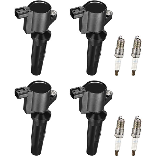 SPEEDTUN FD505 Ignition Coil Pack and Iridium Spark Plug Ford Escape Four Cast Transit Connect, Mazda 3 Tribute, Mercury Mariner 2.0L 2.3L L4 L4 L4