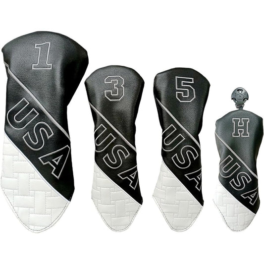 Golf Head Cover Driver Cover Wood Cover Utility Cover UT Cover No. 1 No. 3 No. 5 H USA