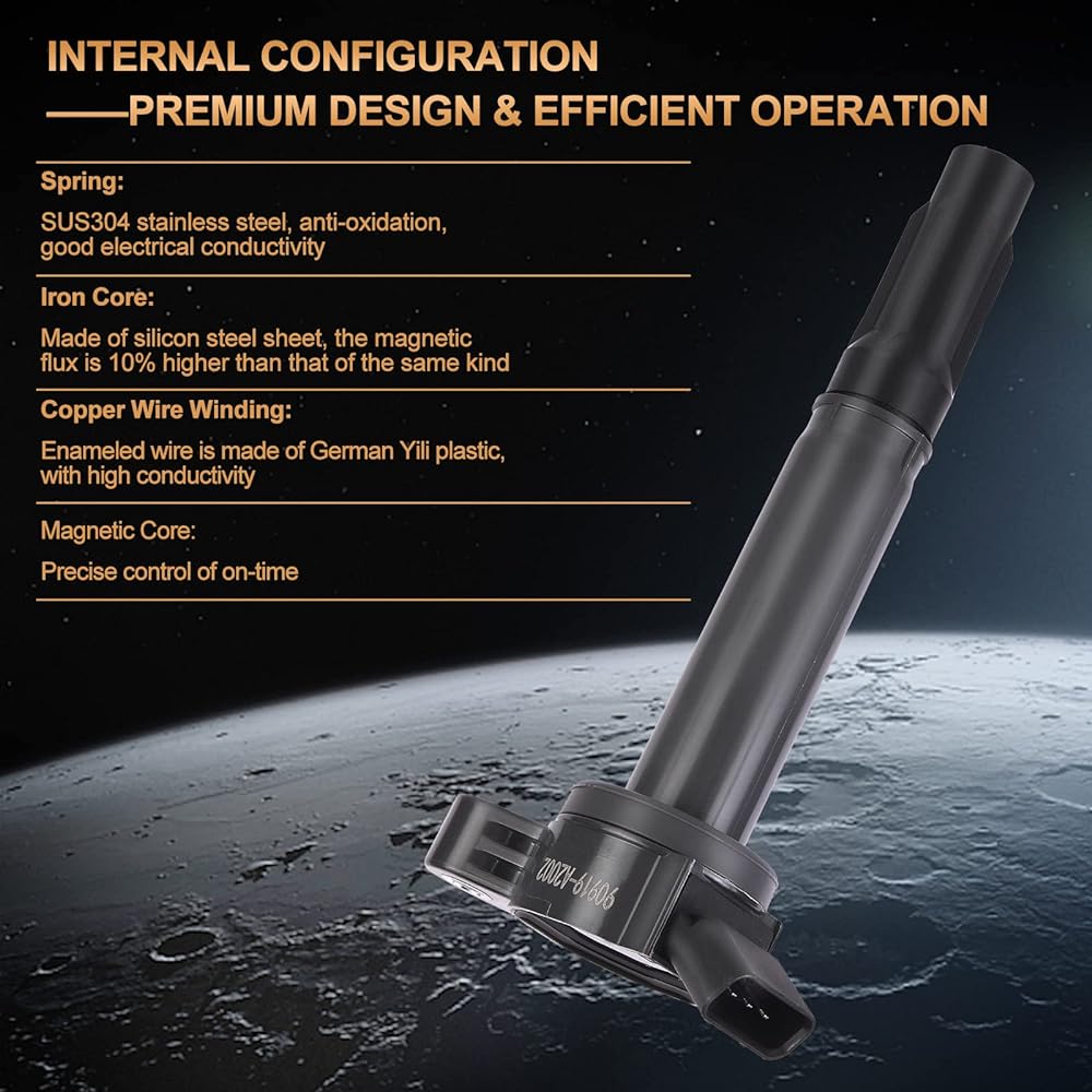Ignition Coil Pack 6 pieces Replacement Toyota Lexus Abalon Camry ES350 Highlander IS350 RX350 RX450H Siena Venza OE#UF487 UF-487