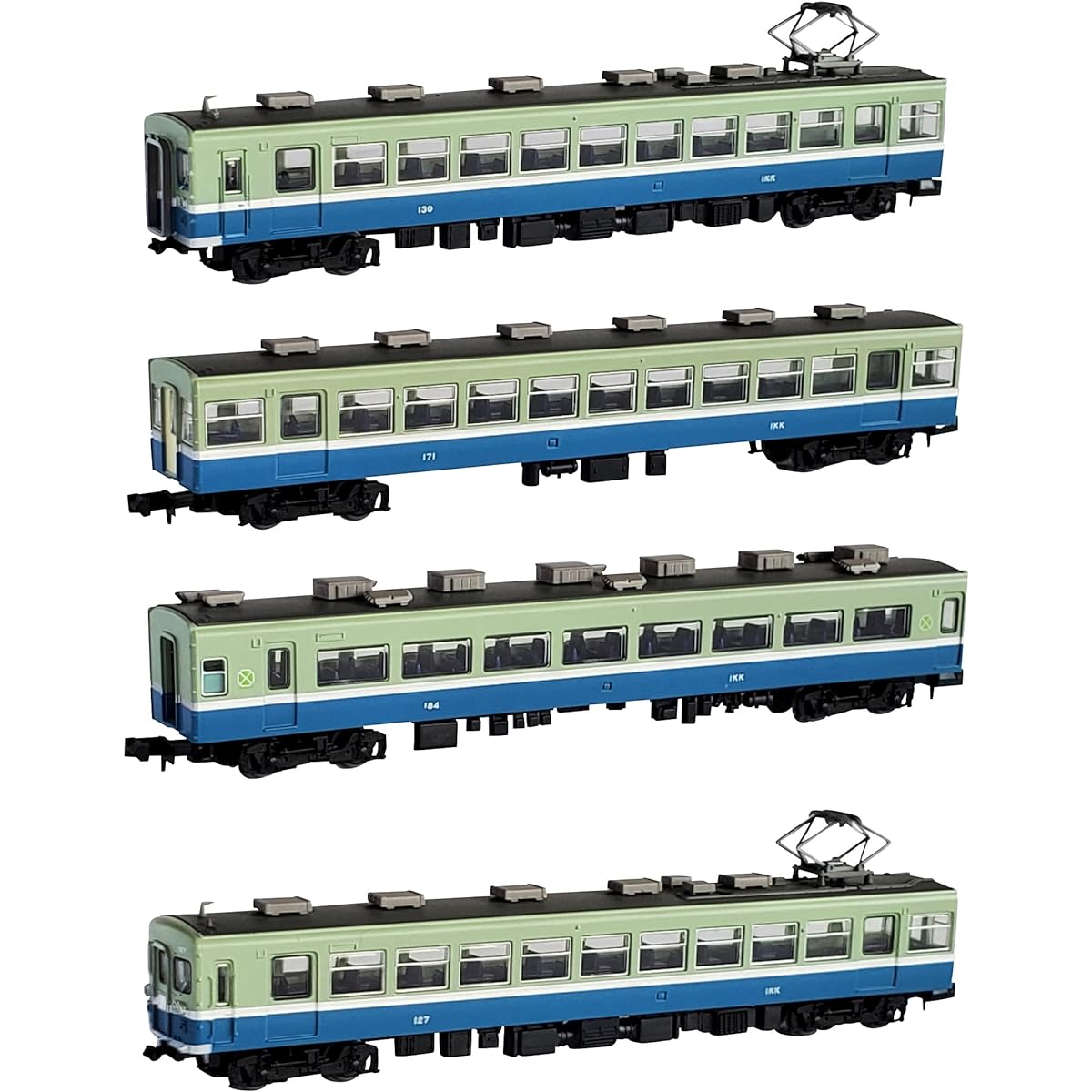Railway Collection Iron Collection Izukyu 100 Series 4-Car Set D Diorama Supplies 323358
