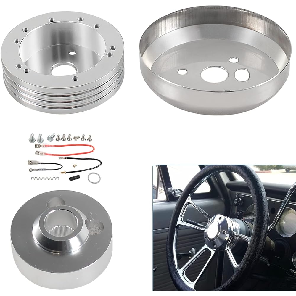GSTP 5 & 6 Hole Billet Steering Wheel Hub Adapter GM CHEVROLET model