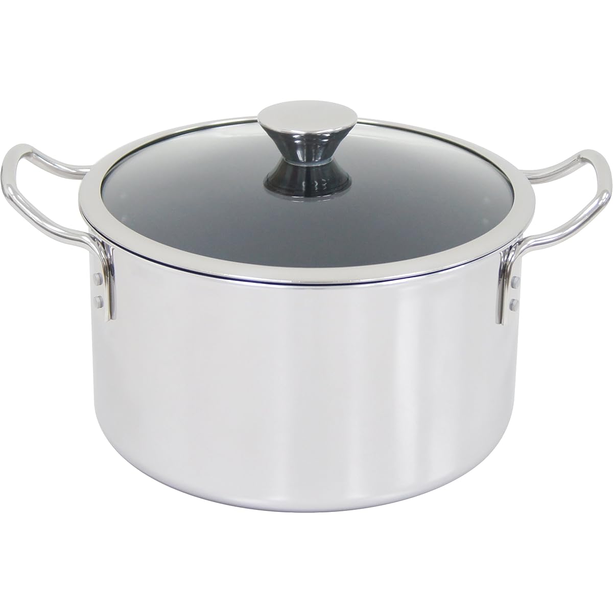 Urushiyama Metal Industry Two-handed Pot 22cm IH Compatible Stainless Steel Made in Japan IH-DUO DUO-22W PFOA Free