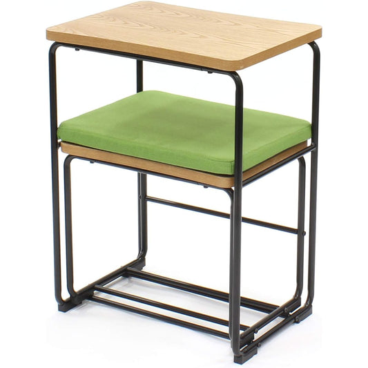 ITOKI Home Work Telework Online Class Work Support Desk UBIQ Desk M・S Vintage Brown/Black YUB-MS-VB-A