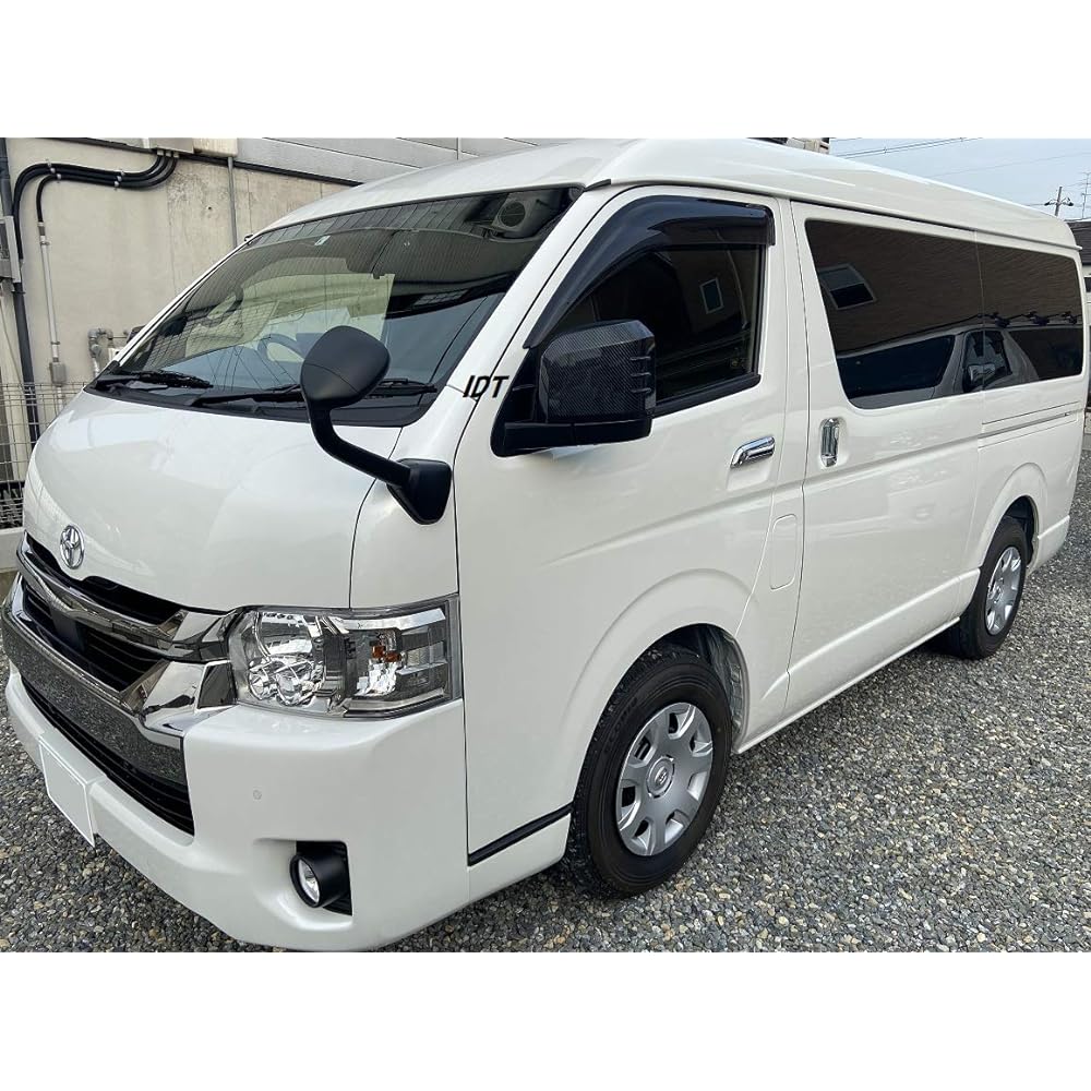 Type 6 Hiace Carbon Aero Door Mirror Cover with Mini Waist