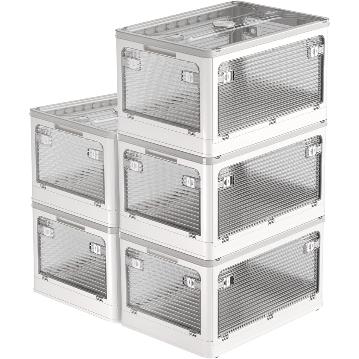 [ Limited] [Organization Storage Advisor Recommendation] Titiroba Storage Box, Foldable, With Lid, Stackable, Can Be Accessed From All Directions, Storage Case, Clothes Case, Large