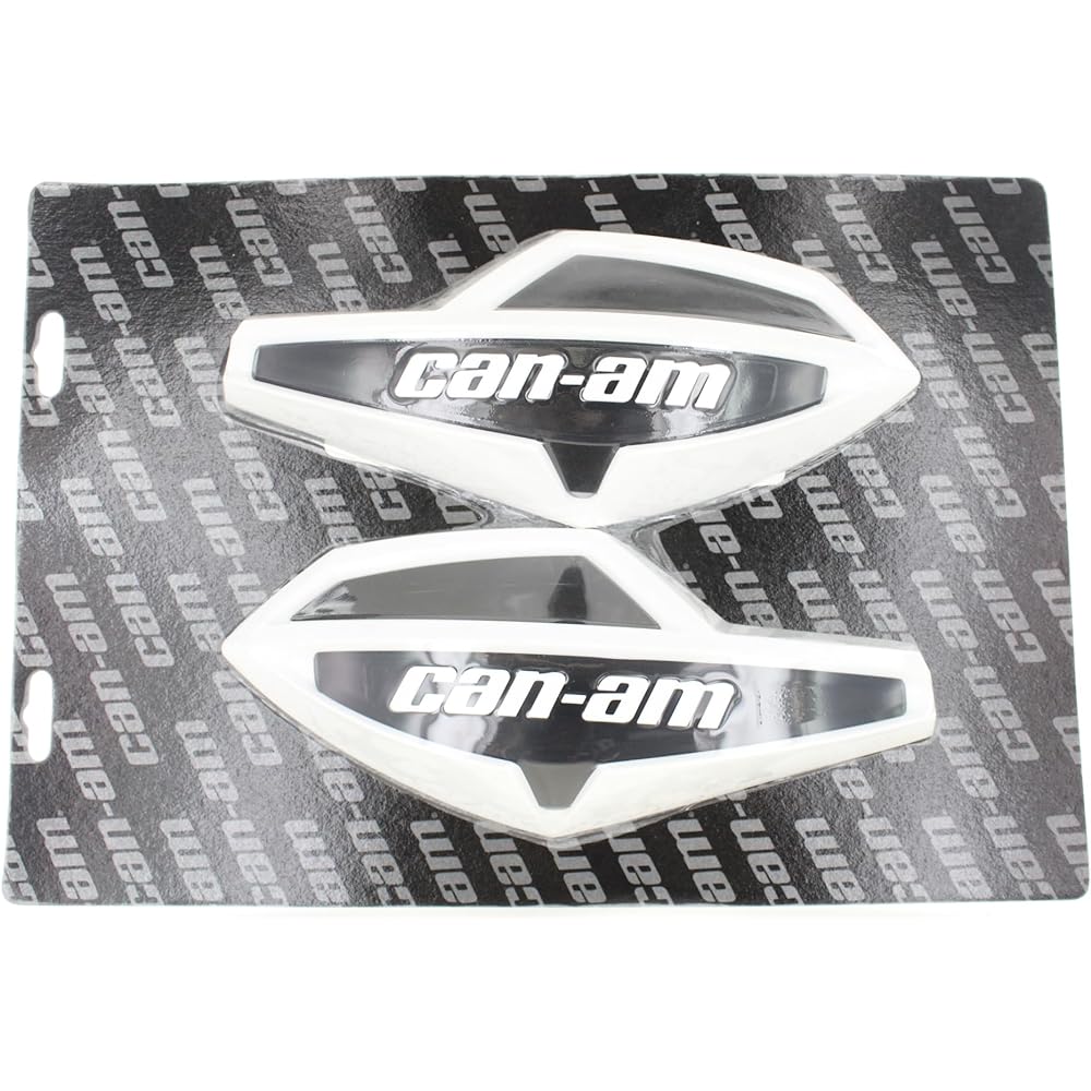 Can -am 715000537 White/Black ATV handlebar Wind Deflector