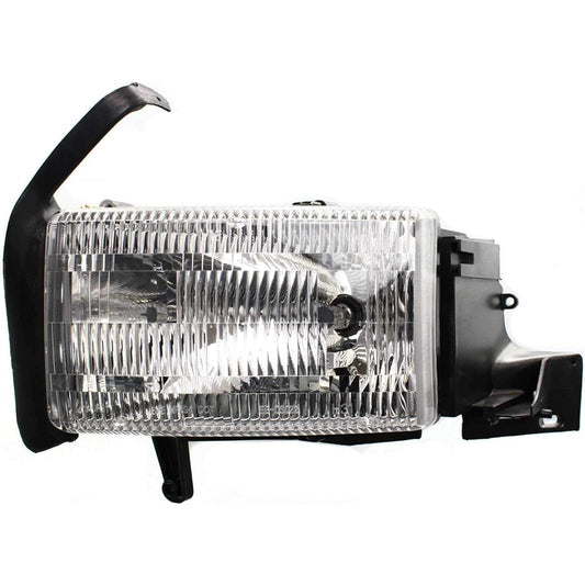 Headlight Assembly 1994-2001 Dodge 1500/1994-2002 2500 3500 Halogen Old Body Style Side Side side