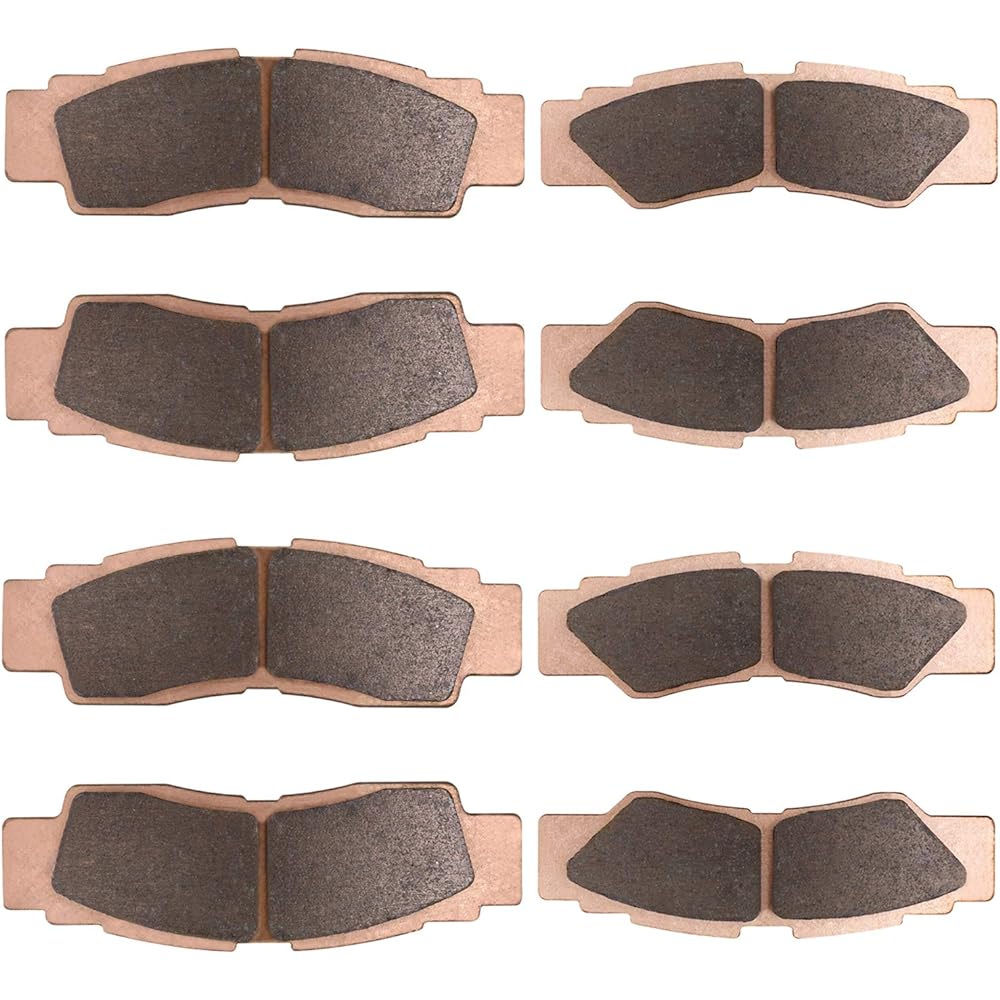 Brake Pads Yamaha YXZ 1000R & SE 2016-2019/2017-2019 YXZ 1000R SS / 2017 2018 Yamaha YXZ 1000R SS SE 4 Sets Front & Rear Heavy Duty Replacement Brake Pads