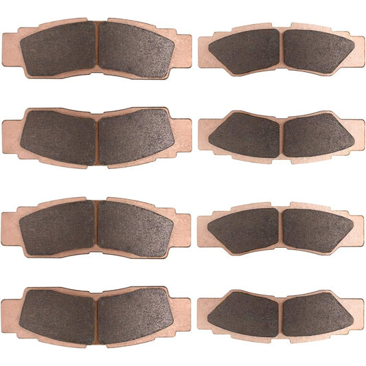Brake Pads Yamaha YXZ 1000R & SE 2016-2019/2017-2019 YXZ 1000R SS / 2017 2018 Yamaha YXZ 1000R SS SE 4 Sets Front & Rear Heavy Duty Replacement Brake Pads
