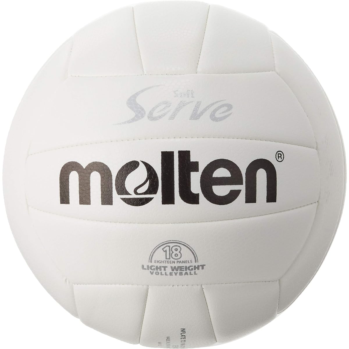 Molten Volleyball Soft Serve Lightweight No. 4 Ball White EV4W