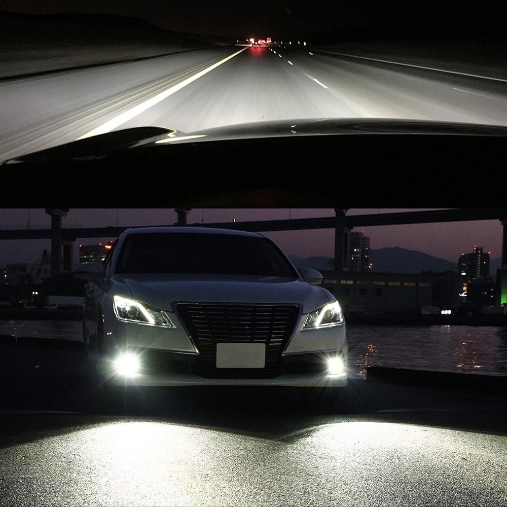 JDM ASTAR Bright White White PX Chip H11 H16 LED Fog Light Light bulb projector