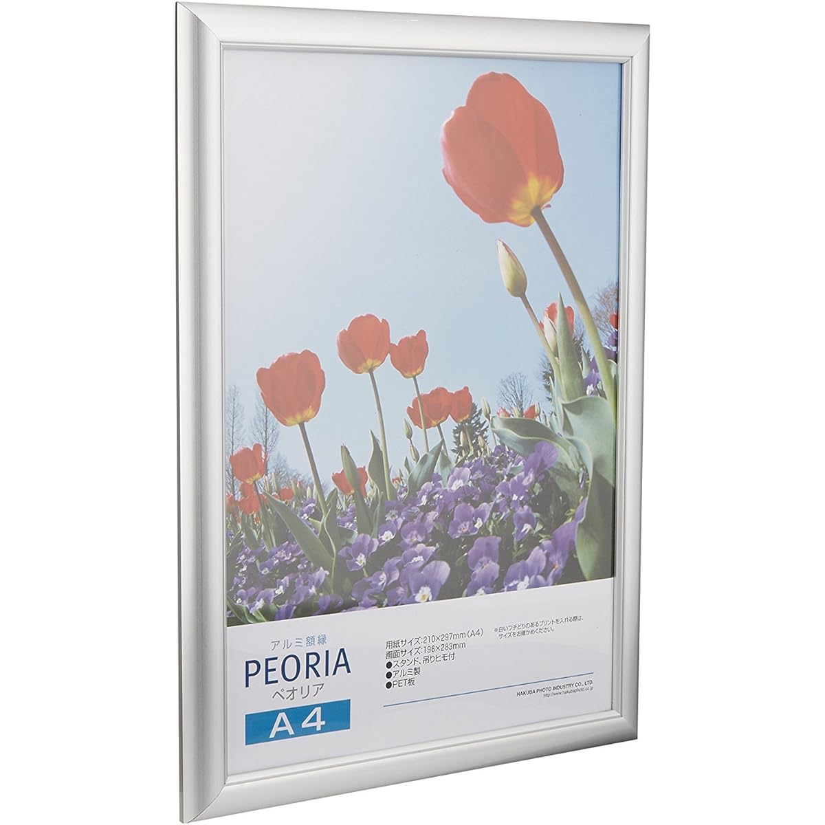 Hakuba [Bulk Purchase Set] HAKUBA Aluminum Picture Frame Peoria A4 Silver Set of 10 AMZFAPE-SV10A4