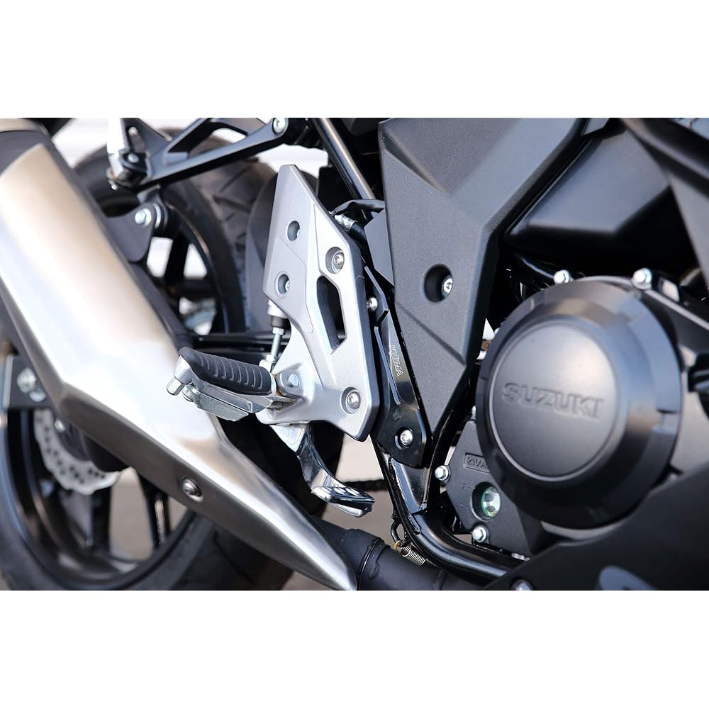 Kijima Motorcycle Bike Parts Step Step Up Bracket GSX250R(2BK-DN11A) Black Anodized 213-4385