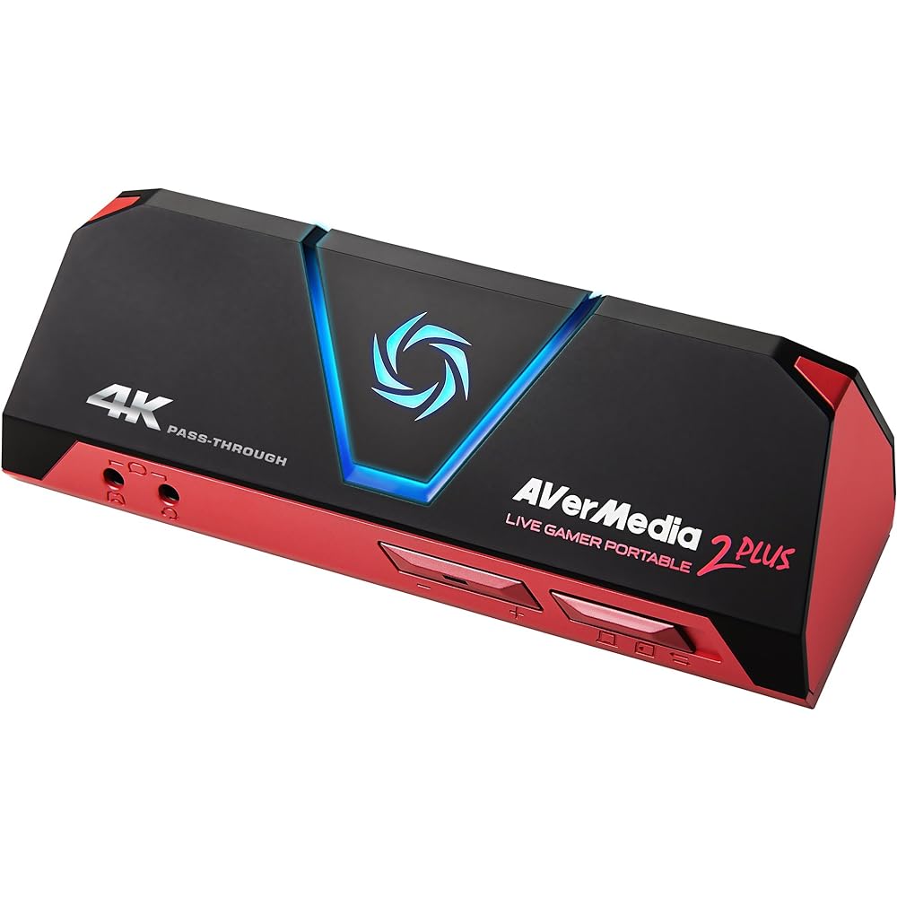 AVerMedia HDMI usb Live Gamer Portable 2 PLUS AVT-C878 PLUS [4K pass-through compatible capture device for game recording and live distribution] DV478 macOS
