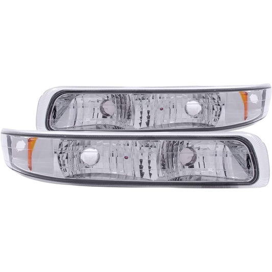 ANZOUSA 511064 Clear parking lights with amberri frector- (sold in pairs)