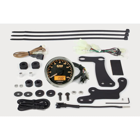Special parts TAKEGAWA Φ48 small DN tachometer kit (orange LED) Ducks 125 (JB04) 05-05-0108