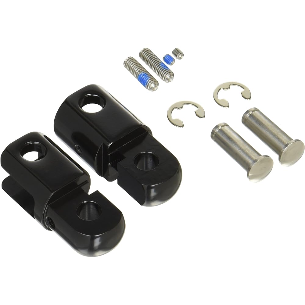 Kijima Motorcycle Bike Parts Step Up Bracket 2 Left and Right Set Black Harley HD-05267