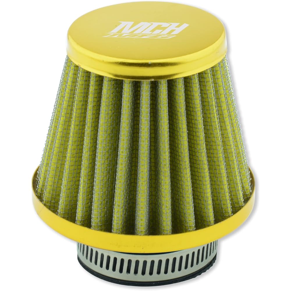 MCHMFG Motorcycle Air Filter 38mm SSR 110cc 125cc Coolster CRF Dirt Pit Bike GY6 50cc Scooter Moped QMB139 Engine Parts (Blue)