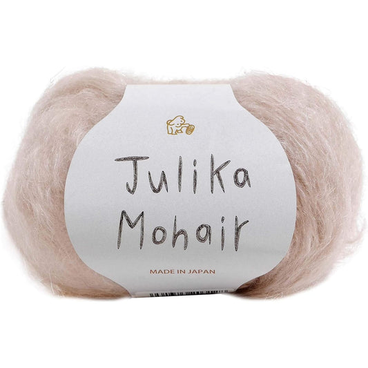 Puppy Eureka Mohair Yarn Thick Col.302 Pink 40g Approx. 102m 10 Ball Set 203