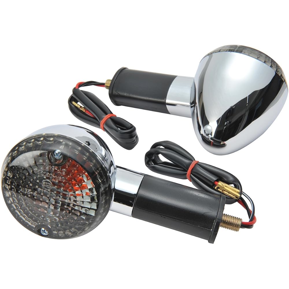 Zephyr 400 750 1100 ZRX2 Vulcan 400 800 1500 Classic Drifter Front Turn Signal Smoke Double Ball Turn Signal Stay Genuine Replica / 46489