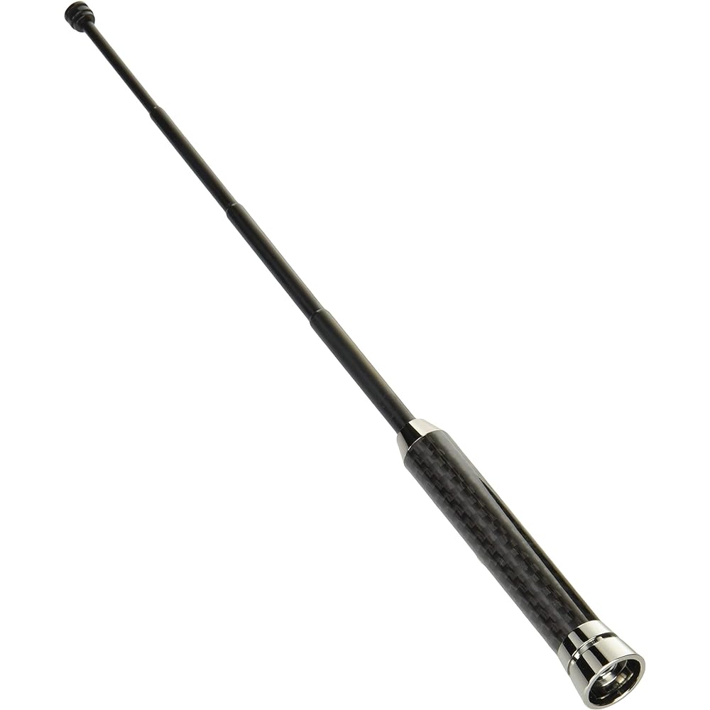 fortune JDM Real Carbon Telescopic Antenna 208 Black Carbon Black Rod/Black Bottom JCB-0208BB