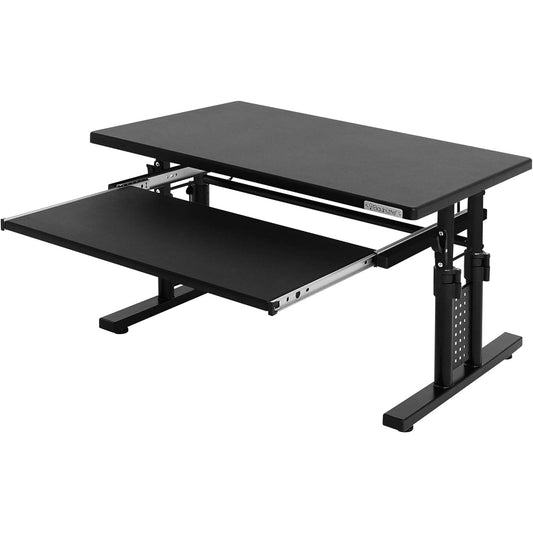 Bauhutte Low Desk Elevating Gaming Desk Low Type (Width 70 x Depth 45 Height 39-49 cm) Black BHD-700L