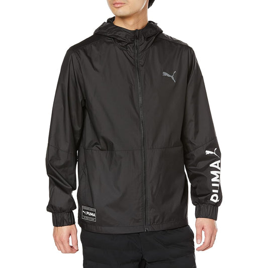 [PUMA] Training Windproof UV Protection Outerwear Back Mesh Woven Jacket 523549 Men's