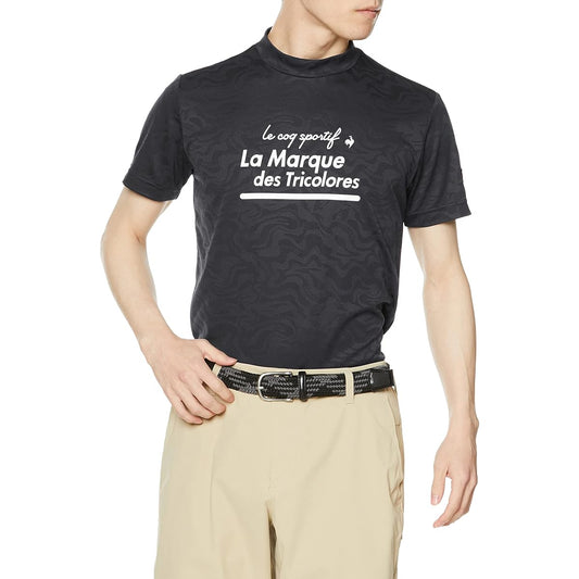 [Le Coq Sportif] Short Sleeve Shirt Sweat Absorbent Quick Drying Stretch UPF15 Golf QGMVJA05 Men's