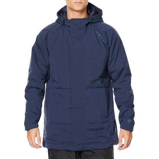 [Umbro] Men's Outerwear, Soccer, Filling, Thermal, Windproof, Water Repellent, Stretch, Cold Protection, Half Coat
