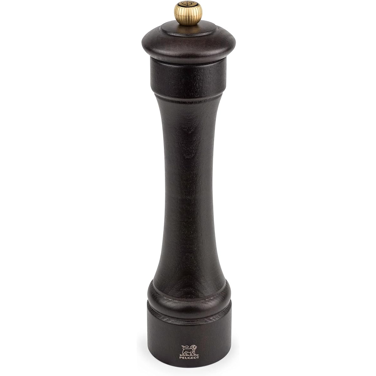 PEUGEOT Mill Pepper [Professional Specification] Pepper Mill Wooden Coarseness Adjustment Manual Capacity 50g/22cm Commercial Use Made in France Chocolate Hostelly 22648