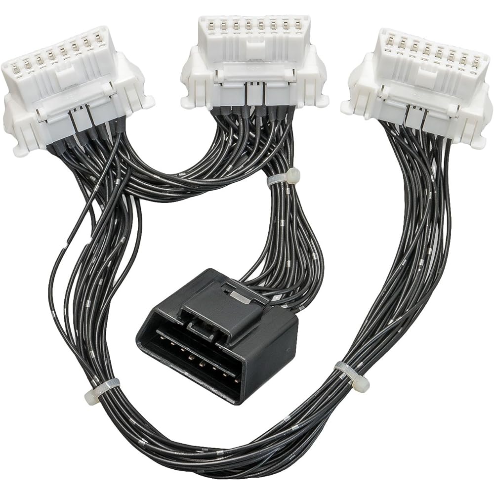 KIRAMEK OBD2 harness 3-branch type with lock OB-23W