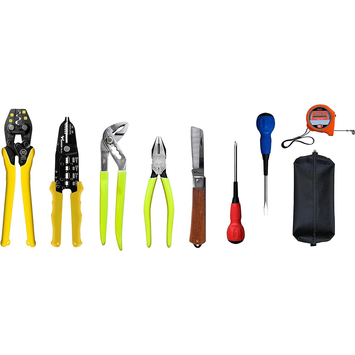 Tsunoda Electrician Skill Test Tool Set 9 Pieces TS-E01