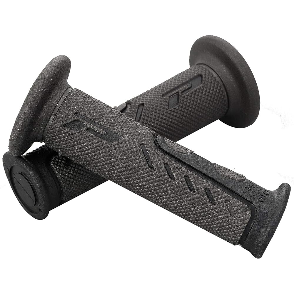 Daytona PROGRIP Handle Grip #725 Earthquake Resistant GEL 120mm End Non-Penetrating Type Black/Black 98085