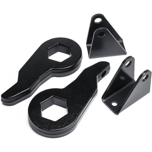 Heavy Metal Suspension -Hummer H2 CHEVY & GMC K2500 K3500 Leveling Kit Adjustable 1 ~ 3 inch Front Tension Bar Lift Key Shock Extender 4WD