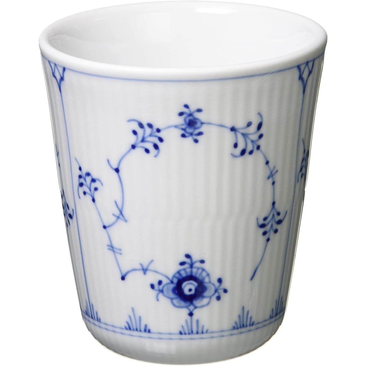 [Regular Imported Product] Royal Copenhagen Blue Fluted Plain Style Cup 300ml Wedding Gift 1024749