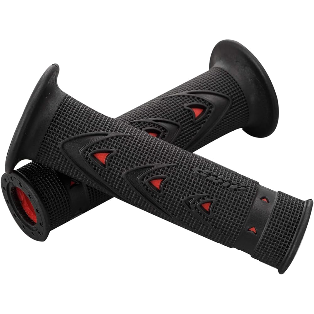 Daytona PROGRIP Handle Grip #721 Earthquake Resistant GEL 125mm End Penetration Type Black/Red 98055