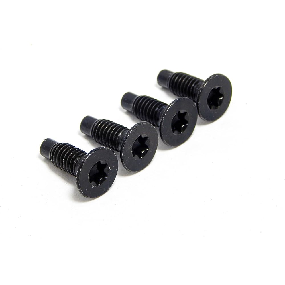 Red Hound Auto 1976-2006 JEEP CJ YJ WRANGER Wranger Frame Frame Hinge Black Torx Screw 4 pcs set Grade 5 Steel